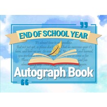 Starseven Independently Published End Of School Year Autograph Book: Keepsake Memory Album For Students, Coll