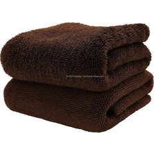Starseven Busstier Ultra Kalın Mikrofiber Araba Kurulama Havlusu, 2’li Set, 40X30 Cm, Süper Su Emici, Çift Ka