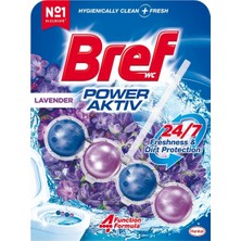 Starseven Bref Wc Power Aktiv Tekli Paket Katı Tuvalet Bloğu Lavanta, Lavanta 1
