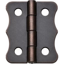 Uravas Store Antik Bakır 100 Adet Papatya Menteşe Düz 36X24 mm - Dekoratif Çerçevefener Sandık Kutu Menteşesi