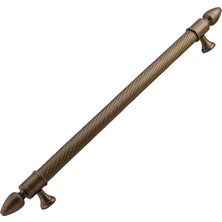 Starseven Kubbe Antik 60 cm Kapı Çekme Kolu Tutma Kulpu Kulbu Çelik Dış Kapı Tutamağı Sürgülü Kapı Lüks Model