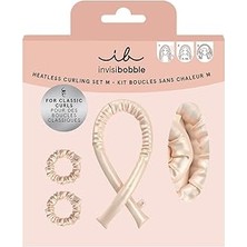 Starseven Invisibobble Heatless Curl Set - Gece Kullanımı Için Kadife Bantlı Isı Kıvırıcı Yok - Isısız Kabarı