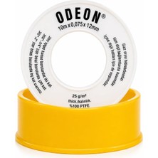 Starseven Teflon Bant 12MM x 10M – Su Tesisat Bandı, Sızdırmazlık Bandı, Musluk Boru Bağlantıları Için Ptf