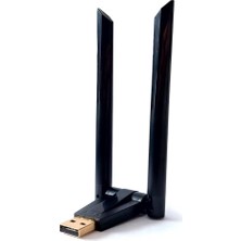 Starseven Trio W136 300MBPS Adaptör, Çift Antenli USB Dongle, Pc Için
