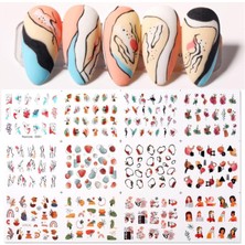 Starseven Tırnakmania Su Transferli Nail Sticker D001 (51025-1) 3996
