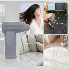 Ronanna Buğz Şarjlı Turbo Üfleme Fanı Mangal Fanı Elektrikli Hava Üfleyici Mangal Aksesuarı - Bahçe