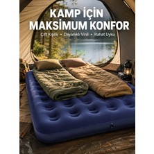 Twin Store Kamp Festival Için Şişirilebilir Yatak Çift Kişilik Sağlam Yapı