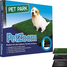 Twin Store Pet Zoom Pet Park Tuvaleti 64 cm x 51CM x 3.8 cm