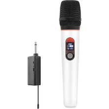 Uravas Store Kablosuz Uhf El Mikrofonu 6.35 mm - Beyaz HDX2790B