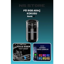 Ronanna Buğz Rgb LED Işık Efektli ve Dekoratif Görünümlü Uzun Ömürlü Araç Içi Koku Yayıcı Cihaz