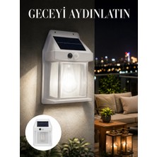 Twin Store 1800 Mah Pilli Solar Duvar Aydınlatma Yeni Nesil
