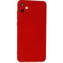 Uravas Store Samsung Galaxy A05 Kılıf Nano Içi Kadife Silikon - Kırmızı