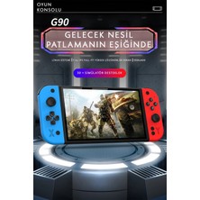 Ronanna Taşınabilir Oyun Konsolu 7 Inç Hd Ekran 2000 Mah Batarya 10.000+ Oyun Çok Renkli