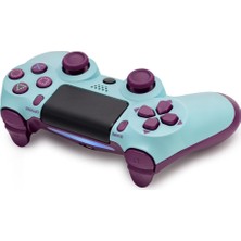 Uravas Store Ps4 Uyumlu Kablosuz Gamepad Oyun Kolu - Mor Turkuaz ND400E