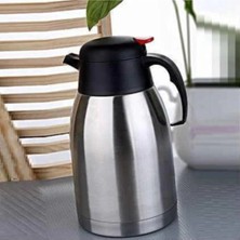 Ronanna Buğz Çelik 2 Litre Termos, Gri Renk, 12 Saat Yalıtım, Kutulu - Spor & Outdoor - Ekipman & Aksesuar