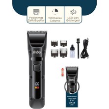 Hediye Bahçesi Sinbo Saç Sakal Kesme Tıraş Makinesi - USB Şarjlı - LCD Göstergeli