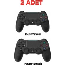 Ronanna Siyah Wireless Bluetooth Joystick Ps4 Uyumlu Titreşimli Oyun Kolu 1 Yıl Garantili