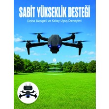 Ronanna App Kontrollü Mini Drone 4K Hd Kamera, 360° Takla ve Katlanabilir Tasarım