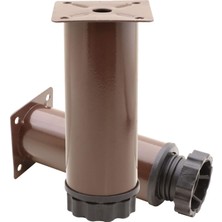 Starseven Mobilya Kanepe Baza Koltuk Metal Destek Ayağı Ayarlanabilir Kahverengi Ayak 10 cm