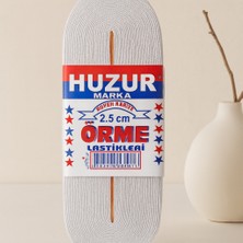 Uravas Store Paça Lastiği 2,5 cm Beyaz – Geniş 10 M