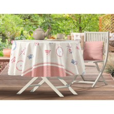 Madame Coco Mavel Pvc Masa Örtüsü - Bej - 140 cm
