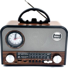 Uravas Store Nns NS-6697BT Taşınabilir Bluetooth Nostaljik Radyo