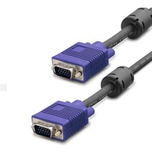 Uravas Store VGA Kablo Od 7.3 mm 3 M Siyah Mavi HDX7783