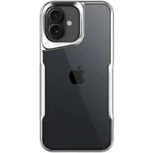 Uravas Store Iphone 16 Kılıf Boyi Silikon Kapak - Gümüş