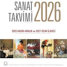 Uravas Store Sanat Takvimi 2026 Duvar Takvimi