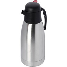 Ronanna Çelik Termos 2 Litre Gri Renk 6 Saat Yalıtım Süresi ile Kamp ve Mutfak Kullanımı Için