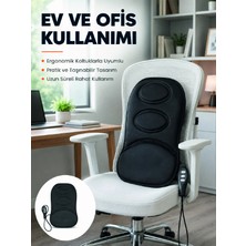 Ronanna Ev ve Araç Için Masaj Minderi Modlu Isıtmalı Titreşimli Koltuk Masaj Pedi