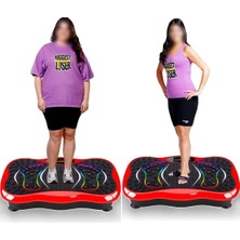 Ronanna Titreşimli Egzersiz Plaka Fitness Tüm Vücut Spor Masaj Aleti 50CM Siyah Renk - Ekipman & Aksesuar
