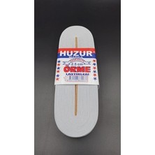 Uravas Store Beyaz - 2.5cm Paça Lastik Geniş 10MT. (5047)