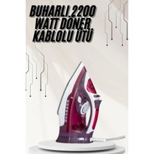 Ronanna Modern Tasarım 2200W Dayanıklı Buharlı Seramik Kaplama Ütü