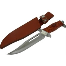 Renas Store 111 Rambo Bıçağı 32 cm - Ahşap Metal Saplı, Perçinli
