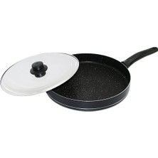 Uravas Store 30CM Metal Kapaklı  Balık  Tavası (5047)