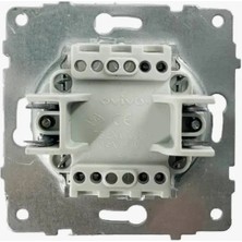 Ronanna Buğz 1 Adet Ovivo Beyaz Üçlü Anahtar Çerçevesiz Grano