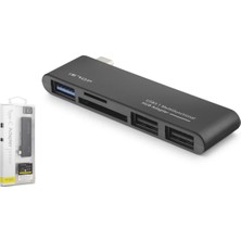 Uravas Store Type-C Hub USB 3.0 USB 2.0 Sd Tf Kart Okuyucu 5 Port TU251
