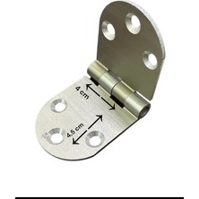 Renas Store Yüksel Oval Alüminyum Kasa Menteşesi 4 cm