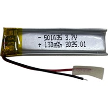 Renas Store Sertec 501035 3.7V 130MAH Li-Polymer Pil (DEVRELI/1.5A)