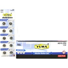 Renas Store Ym-9 AG10 Lr-54 Düğme Pil Lin 1.5V 10LU Kart