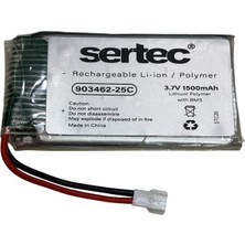 Renas Store Sertec / 903462 / 3,7V - 1500MAH. - 25C  Beyaz Soket