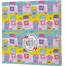 Renas Store Kahve 10 - Çizgisiz Yan Boyamalı Defter