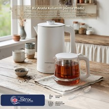 Premier Ptp 3418 Su Isıtıcı Özellikli Çay Makinesi - Beyaz - 1800 Watt