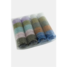 Renas Store 100 Adet Renkli Makarna Lastik Toka