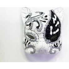 Renas Store Siyah Renk Işlemeli Seramik Malzemeden Imal Venedik Kedi Model Magnet
