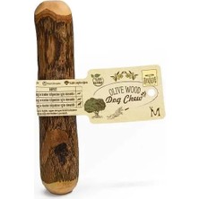 Renas Store Doğal Zeytin Ağacı Çiğnenebilen Köpek Oyuncağı M 14 x 2,5 cm 15 kg