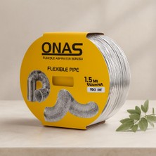 Uravas Store Esnek Aspiratör Borusu 150 mm x 1,5 M