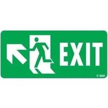 Renas Store Exit Sol Yukarıı Uyarı Levhası 17,5X25 KOD:960