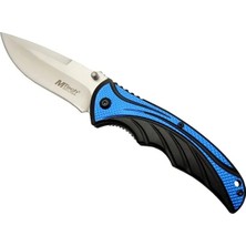 Renas Store Mtech Handsome 454 Mavi Kamp Çakı 20CM - Yarı Otomatik, Kemerlikli